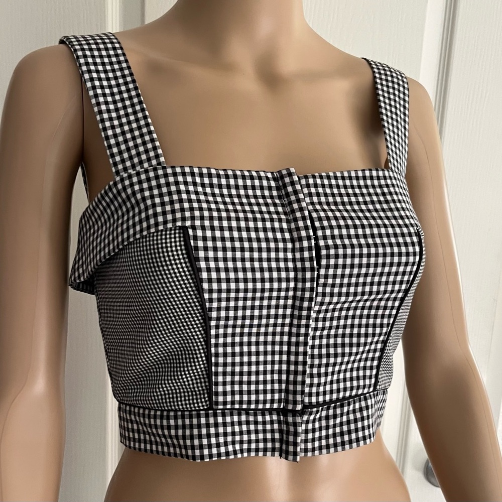 Nicholas Cropped Corset Top - Picture 3 of 15